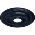 thumbnail image 3 of Ekena Millwork 15 3/4"OD x 3 1/4"ID x 1"P Galway Ceiling Medallion (Fits Canopies up to 3 1/4"), Hand-Painted Midnight Dream, 3 of 6