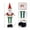Xmas Santa Claus, variant on Dserfhy Christmas Plush Doll with Retractable Legs Handmade Standing Snowman Santa Claus Plush Toy Xmas Winter Holiday Party Decoration Ornament