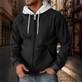 thumbnail image 4 of Coupe-vent Léger pour Hommes - Imperméable Respirant avec Poches Zippées, Vêtements de Sport Extérieurs pour Randonnée Course, Veste Décontractée Quotidienne, 4 of 8
