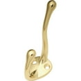 thumbnail image 3 of Hickory Hardware Double Vertical Utility Coat Hook White P27120-W, 3 of 6
