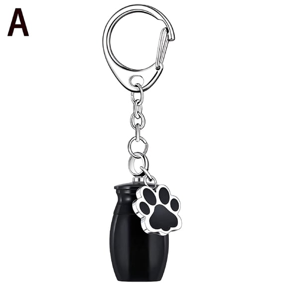 LAMIRO Cremation Urn Keyring for Ashes Small Dog Cat Pet Memorial Keepsake Box Funeral