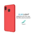 thumbnail image 6 of Njjex Case Cover for Samsung Galaxy A20 A30 A50 A505U, Njjex Shockproof Ultra Slim Fit Silicone Cover TPU Soft Gel Rubber Cover Shock Resistance Protective Back Bumper -Red, 6 of 6