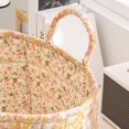 thumbnail image 4 of Home Textile Storage for Living Room and Bath Floral Print Fabric Organizer for Clothing and Items Durable Polyester Linen Blend Versatile Home Storage Solution, 4 of 6