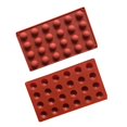 thumbnail image 2 of Hugtrwg Molde Antiadherente para Pastel Silicona Pequeño 6 Rejillas (rojo), 2 of 8