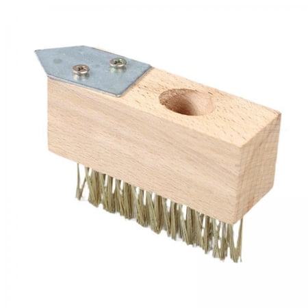 colaxi 2xCrack Weeder Wire Brush Grout Brush Cleaner for Patio Stones Pavers Driveway No Pointed Handle