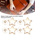 thumbnail image 3 of Garosa Star Shape Rivet,50 Sets Star Shape Rivet 12MM Flat + Screw Clothes Accessory Anti‑Corrosion Zinc Alloy,Belt Rivet, 3 of 8