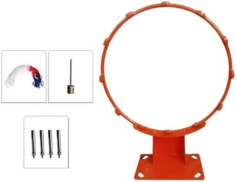 Heavy Duty Adult Standard Size 18" Basketball Hoop Goal Wall Mounted Basketball Rim Diameter 45centimeter/18inch (Special Edition)
