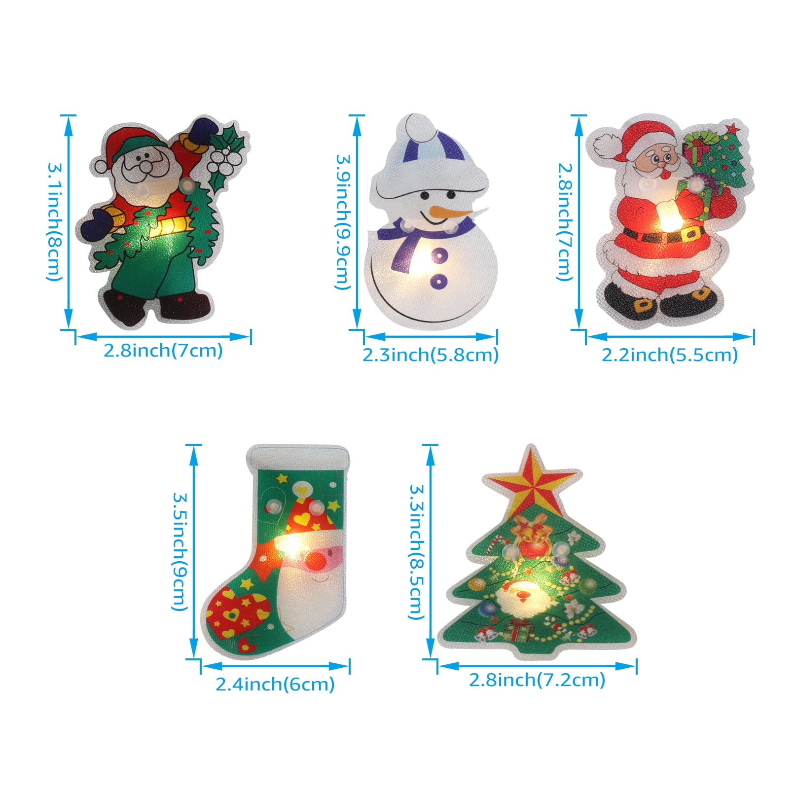 20 LEDs Christmas Fairy Lights, Battery Operated Decoration String Lights