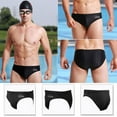 thumbnail image 5 of Balems Professional Shark Skin Swim Competition Boxer Briefs Men's Sport Trunks Sharkskin Shorts Swimwear Quick Dry Swimsuit, 5 of 5