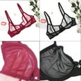 thumbnail image 6 of Varsbaby Lace Bra See Through Sexy Underwear for Women 2 PCS, 6 of 7