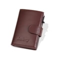 thumbnail image 2 of Slim RFID Blocking Card Holder for Men - PU Leather Multi-Function Business Wallet with Auto-Pop Card Slot, 2 of 12