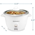 thumbnail image 4 of Arrocera y Vaporera Eléctrica Elite Gourmet 10 tazas Color Blanco, 4 of 6