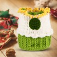thumbnail image 2 of 1PC Hand-knitted Cake Pouch Cross Body Wool Purse Portable Women Change Pocket, 2 of 9