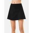 thumbnail image 5 of Female High Waist Denim Skorts Skirt Shorts Black S, 5 of 8