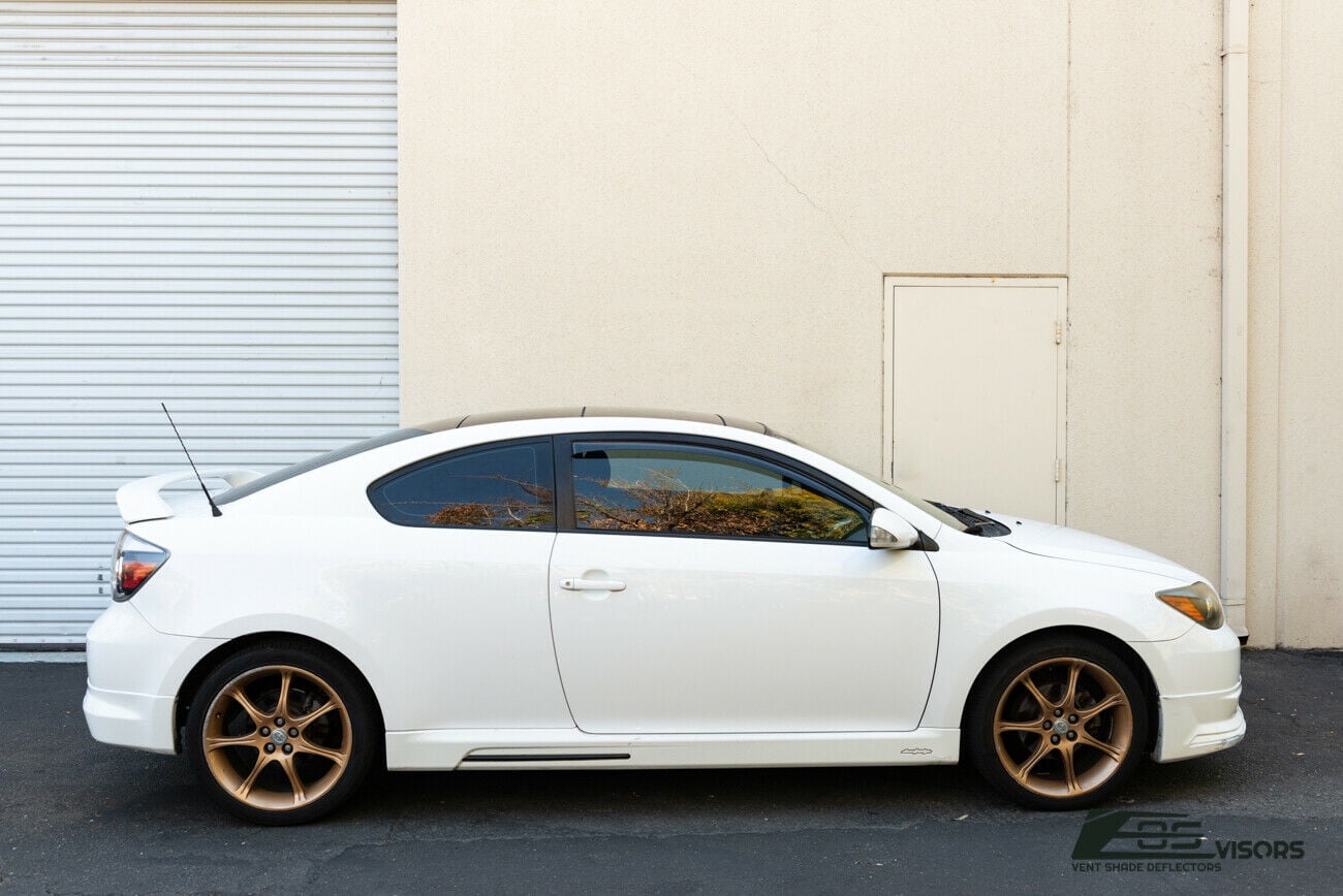 For 05-10 Scion TC Side Window Visors JDM Rain Guard In-Channel Vent Gen1