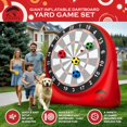 thumbnail image 2 of Set de juego inflable para dardos y patio GIRAFFE Giant con 6 Jumbo, 2 of 9