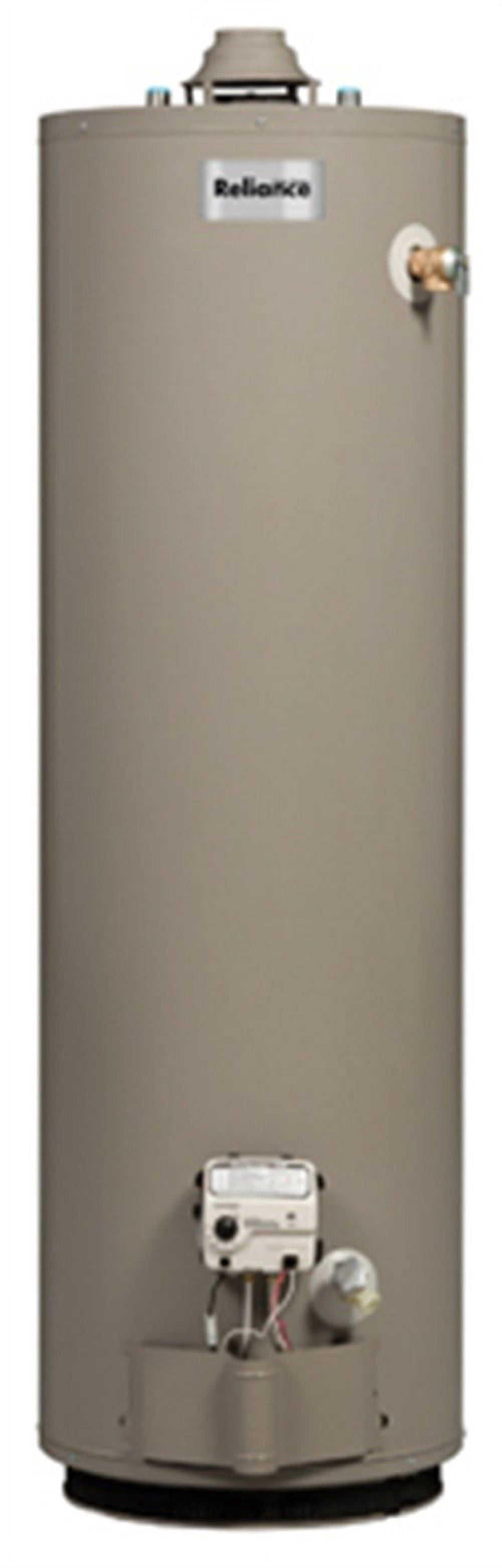 RELIANCE WATER HEATER CO Tall Water Heater, Gas, 40,000 BTU, 50-Gals. 6-50-NBRT 400