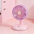 thumbnail image 4 of Portable Fan Rechargeable with Round Base, Desk Cooling Fan for Outdoor Travel Gift, 4 of 6