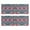 Colorful Geometric Pattern, variant on Kitchen Rugs Sets Of 2,Colorful Geometric Striped Pattern Anti Fatigue Kitchen Mat Rugs Non Slip Washable,Decorative Kitchen Floor Mats for Kitchen,Sink,Laundry,17"X47"