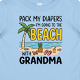 thumbnail image 4 of Inktastic Beach Vacation with Grandma Boys or Girls Baby T-Shirt, 4 of 5