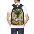 thumbnail image 5 of Balery Vintage Garlic Bread Illustration Backpack for Men and Women - Durable 600D Oxford Cloth -Large Capacity, Water-Resistant School, Travel, and Hiking Bag, 5 of 7