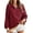 Red, variant on Eytino Womens Sweatshirt for Women Oversized Fall Fashion Long Sleeve Shirts Striped Quarter Zip Pullover Tops Pink S-2XL