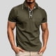 thumbnail image 1 of pstuiky Camisa de manga corta para hombre, Camisa informal de manga corta con botones y cuello vuelto para hombre camisetas de hombre l, 1 of 8