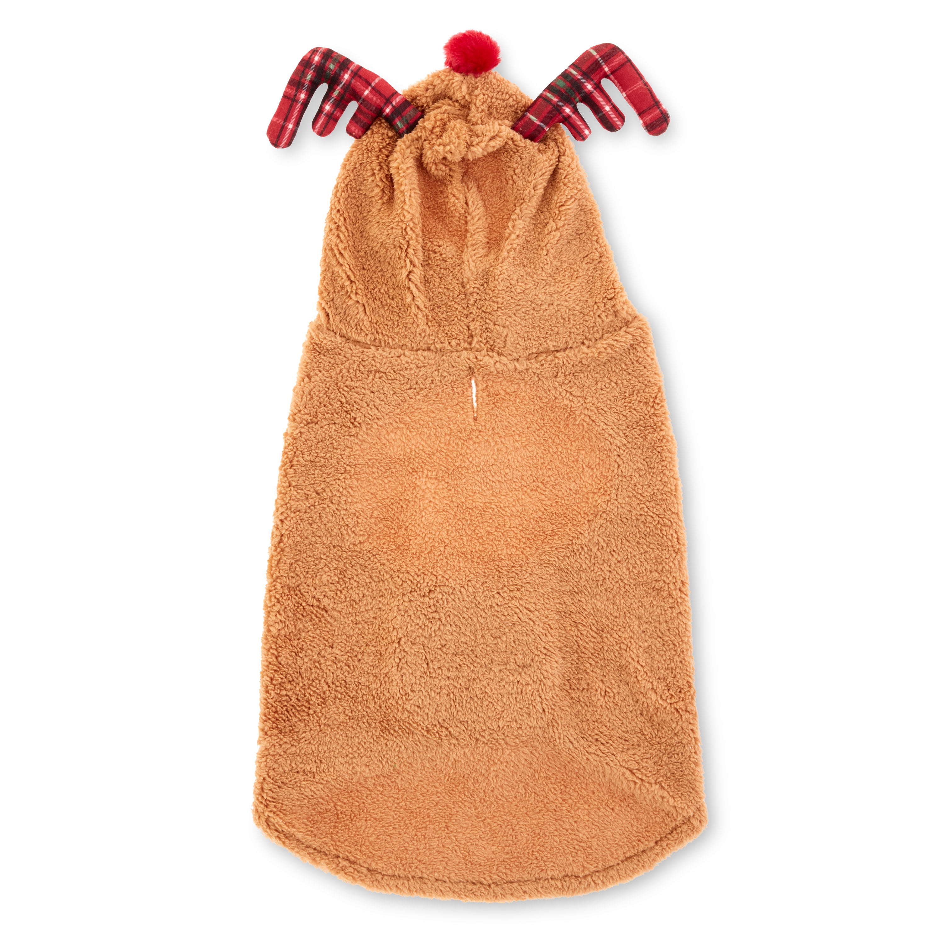 Vibrant Life, Holiday Dog Clothes, Reindeer Dog Hoodie, Tan, M