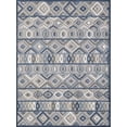 thumbnail image 2 of Alfombra decorativa KAS Rugs Calla de felpa azteca gris y azul, 70 x 120 cm, 2 of 6