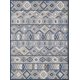 thumbnail image 2 of Alfombra decorativa KAS Rugs Calla de felpa azteca gris y azul, 70 x 120 cm, 2 of 6