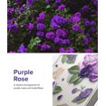 thumbnail image 4 of Ringke Fusion Design Compatible with iPhone 14 Plus Case, Transparent 3D Print Design Hard Back with Shockproof Clear Bumper Cover - Purple Rose, 4 of 11