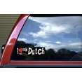 thumbnail image 5 of 10in x 3in I Love My Dutch Rabbit Bumper Sticker Vinyl Truck Window Stickers, 5 of 7
