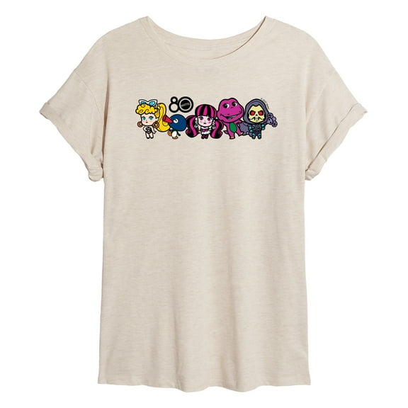 Mattel - 80Th Lineup Color  - Women's Oversized T-Shirt