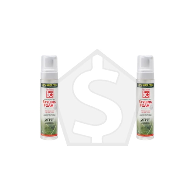 Lot de 2 - Mousse de Coiffage pour Polisseuse à Cheveux FANTASIA IC (8,5 Oz)