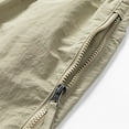 thumbnail image 4 of RYDCOT Men's 5" Running Shorts Quick Dry Athletic Workout Gym Shorts with Zipper Pockets Khaki, 4 of 8