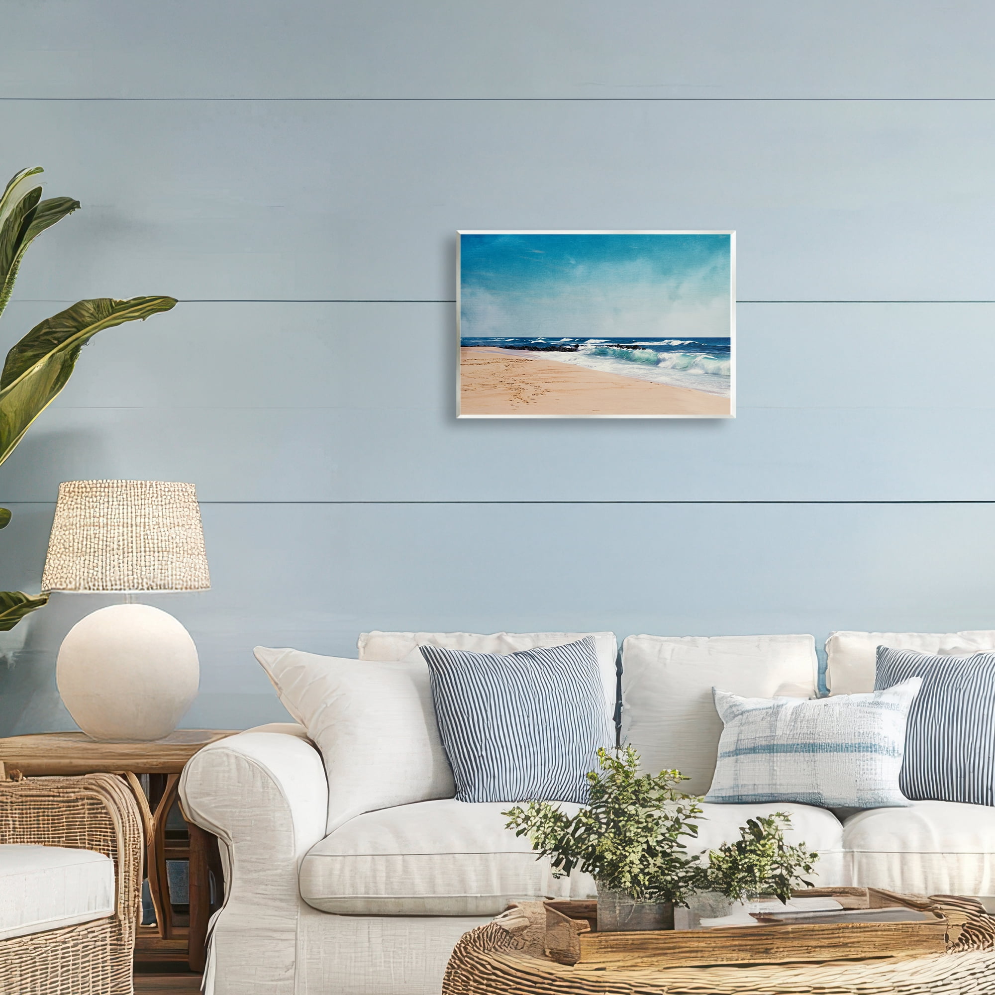 Stupell Industries Atlantic Waves Shoreline Wall Plaque Art, design by Dirk Wüstenhagen