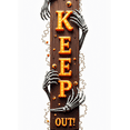 thumbnail image 7 of Skeleton Design Keep Out Banner Halloween Decoration Spooky Sign for Halloween Party Haunted House Scary Event, 7 of 7