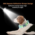 thumbnail image 4 of 2 Pack Reflective Dog Collar with Safety Locking Buckle, Adjustable Soft Breathable Comfortable Nylon Pet Collar for Small, Medium and Large Dogs, Turquoise, XS, 4 of 5