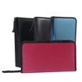 thumbnail image 4 of WINDLAND Portable CD DVD Case- 80 Capacity Mercerized Fabric CD Storage Bag Holder with Zipper for Home Car CD DVD Box Bags, 4 of 15