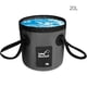 thumbnail image 3 of Greeniant Cubo de agua plegable de PVC, lavabo, viaje, Camping, pesca, canotaje, organizador reutilizable, accesorios de contenedor Pescar Negro 20L Greeniant OD022092-04, 3 of 6