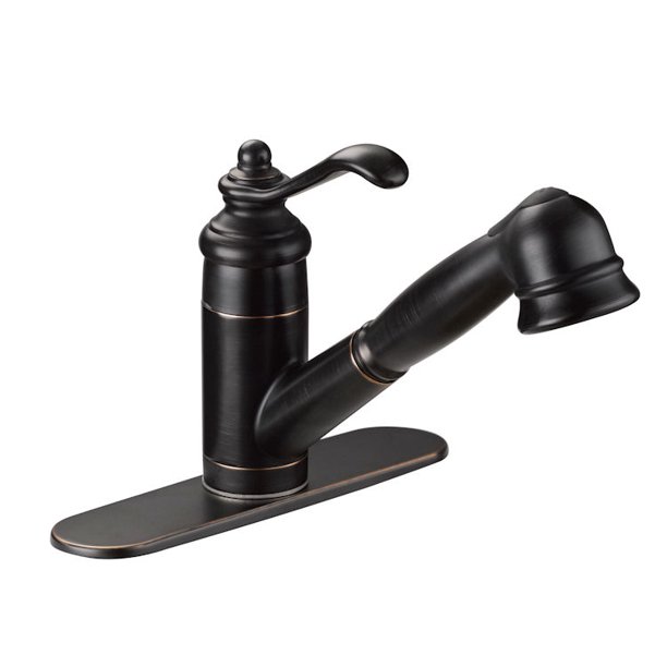 Designers Impressions 651472 Oil Rubbed Bronze Kitchen Faucet w/ Pull