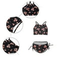 thumbnail image 7 of Hienoo Big Girls Bikini Swimsuit Floral Criss-Cross Back Swimwear Bathing Suit,2-Piece, 7 of 7