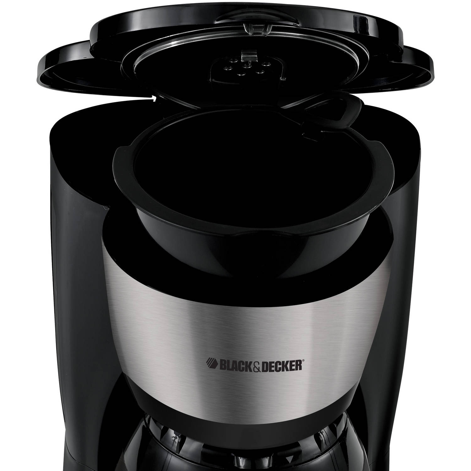 BLACK+DECKER 8-Cup Thermal Programmable Coffee Maker, Stainless Steel and Black, CM1609 - image 4 of 6