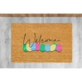 thumbnail image 5 of 24×16 In Easter Spring Welcome Mat Colorful Easter Eggs Front Door Mat Welcome Mat Door Mat, 5 of 5