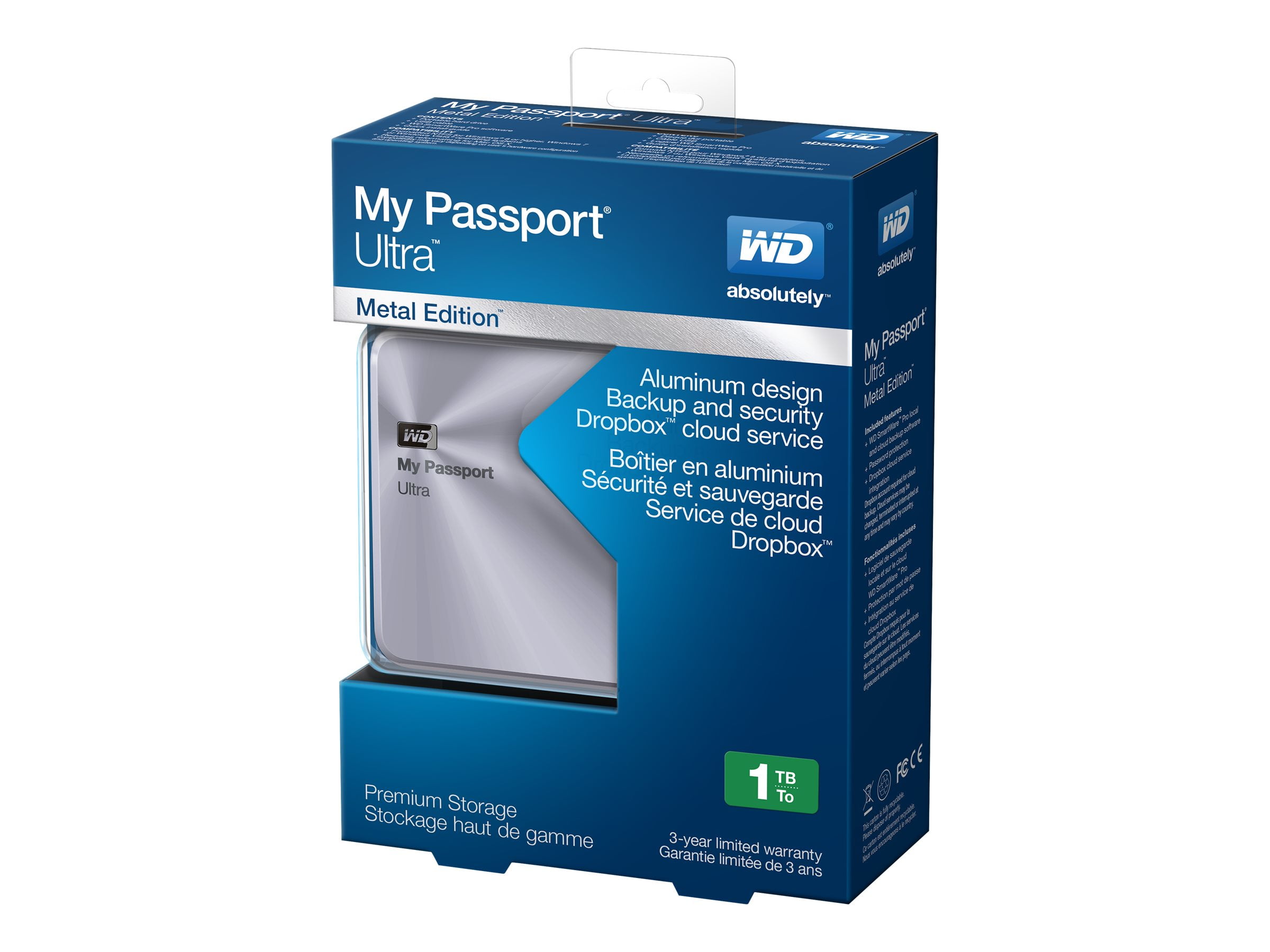 WD 1TB METAL HDD - FRENCH