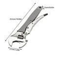 thumbnail image 4 of Honmine Large Opening Adjustable Spanner, Monkey Wrench, Adjustable Slide Wrench 10 Inch Household Automotive Repair Tools, 4 of 9