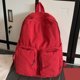 thumbnail image 1 of mochila retra Bolso casual unisex de lona de gran capacidad para mujeres y hombres al aire libre (rojo), 1 of 8