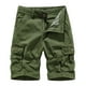 thumbnail image 1 of pstuiky Pantalones cortos de gimnasio, Pantalones cortos deportivos de verano para hombre, holgados, con múltiples bolsillos y corte holgado. Pantalones cortos de baloncesto, 1 of 7