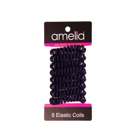 Amelia Beauty 8 Small Fabric Wrapped Elastic Hair Coils 1.75in Diameter Spiral Hair Ties Gentle on Hair Strong Hold and Minimizes Dents and Creases Navy Blue Amelia Beauty 8 Small Fabric Wrapped Elastic Hair Coils 1.75in Diameter Spiral Hair Ties Gentle on Hair Strong Hold and Minimizes Dents and Creases Navy Blue
