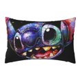 thumbnail image 1 of Funda de almohada rectangular con diseño de puntada, suave y acogedora, con cremallera oculta, para cama, sofá, decoración del hogar, 20 x 30 pulgadas, 1 of 8
